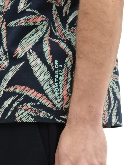 Herren Tom Tailor T-Shirt mit Muster