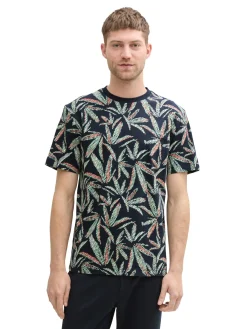Herren Tom Tailor T-Shirt mit Muster