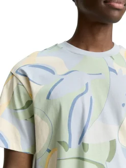 Herren Tom Tailor Denim T-Shirt mit Muster