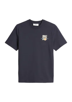 Herren Marc O´Polo Denim T-Shirt mit Orangen-Print