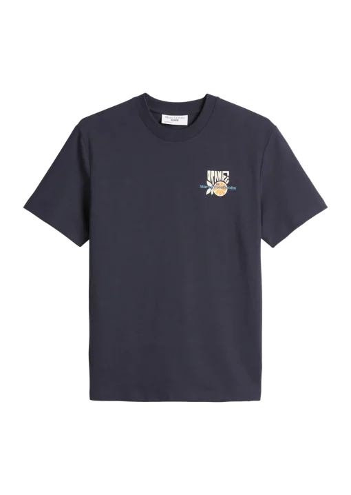 Herren Marc O´Polo Denim T-Shirt mit Orangen-Print