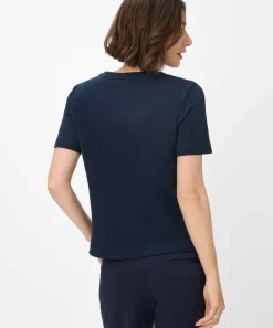 Damen Brax T-Shirt mit Pailletten