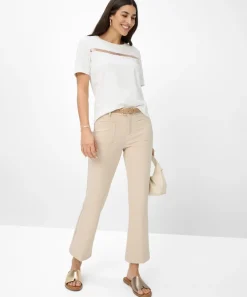 Damen Brax T-Shirt mit Pailletten