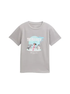 Kinder Tom Tailor Denim T-Shirt mit Print