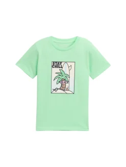 Kinder Tom Tailor Denim T-Shirt mit Print