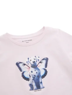 Kinder Tom Tailor Denim T-Shirt mit Print
