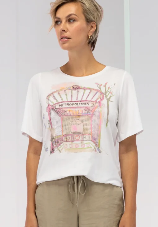 Damen Bianca T-Shirt mit Print