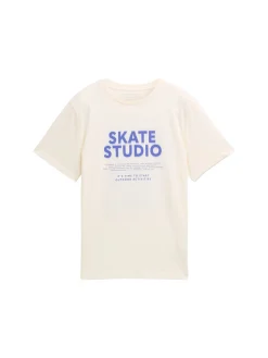 Kinder Tom Tailor Denim T-Shirt mit Print