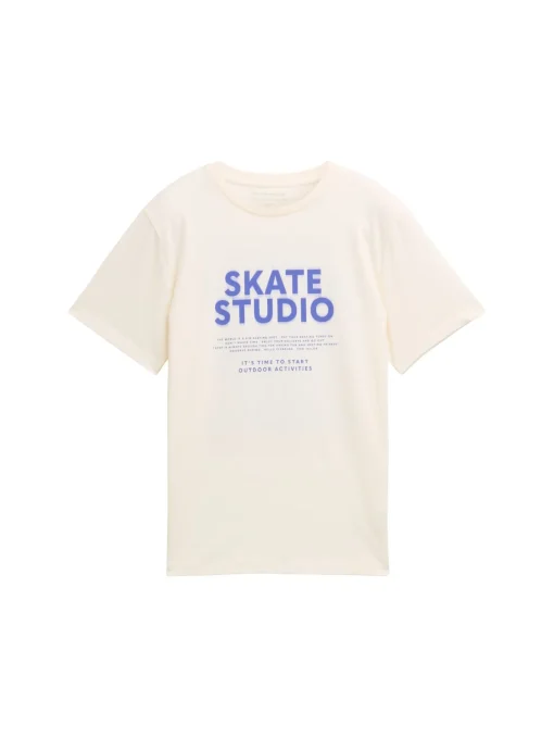 Kinder Tom Tailor Denim T-Shirt mit Print