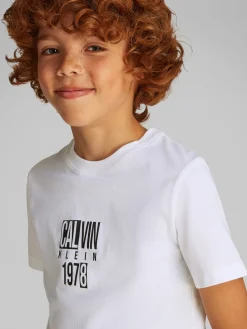 Kinder Calvin Klein T-Shirt mit Print