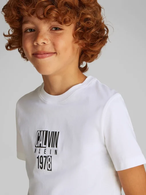 Kinder Calvin Klein T-Shirt mit Print