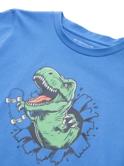 Kinder Tom Tailor Denim T-Shirt mit Print