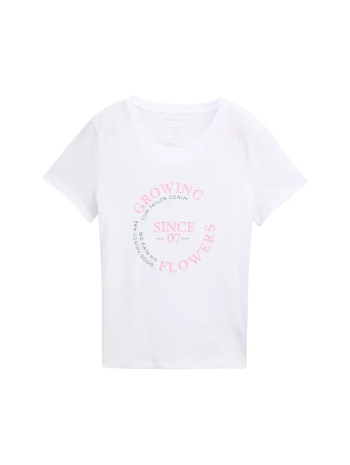 Damen Tom Tailor Denim T-Shirt mit Print