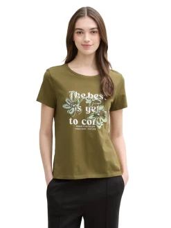 Damen Tom Tailor Denim T-Shirt mit Print