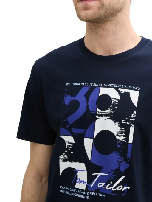 Herren Tom Tailor T-Shirt mit Print