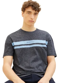 Herren Tom Tailor Denim T-Shirt mit Print
