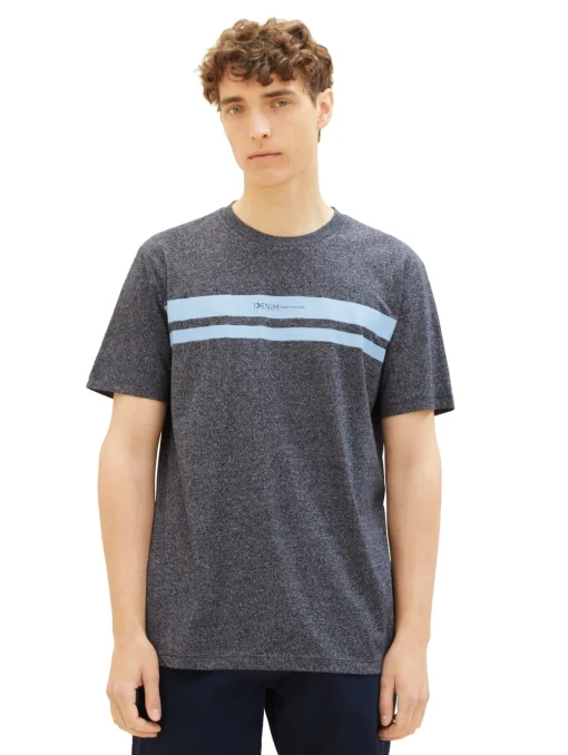 Herren Tom Tailor Denim T-Shirt mit Print