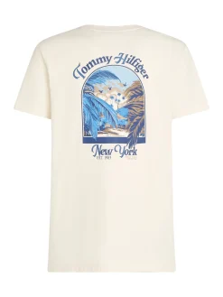 Herren Tommy Hilfiger T-Shirt mit Rückenprint