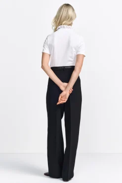 Damen Rich & Royal T-Shirt mit Rüschenkragen