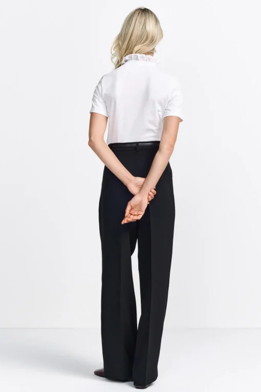 Damen Rich & Royal T-Shirt mit Rüschenkragen