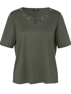 Damen Via Appia Due T-Shirt mit Rundhals