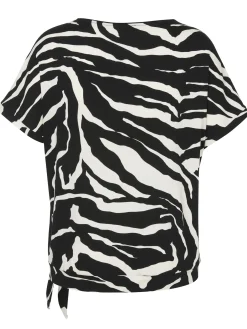 Damen Via Appia Due T-Shirt mit Rundhals und Strass