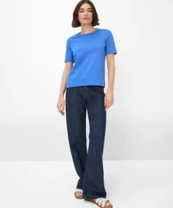 Damen Brax T-Shirt mit Rundhalsausschnitt