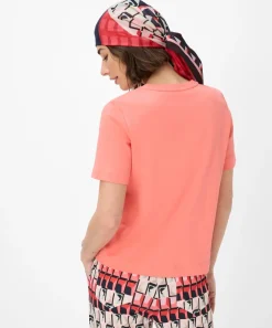 Damen Brax T-Shirt mit Rundhalsausschnitt