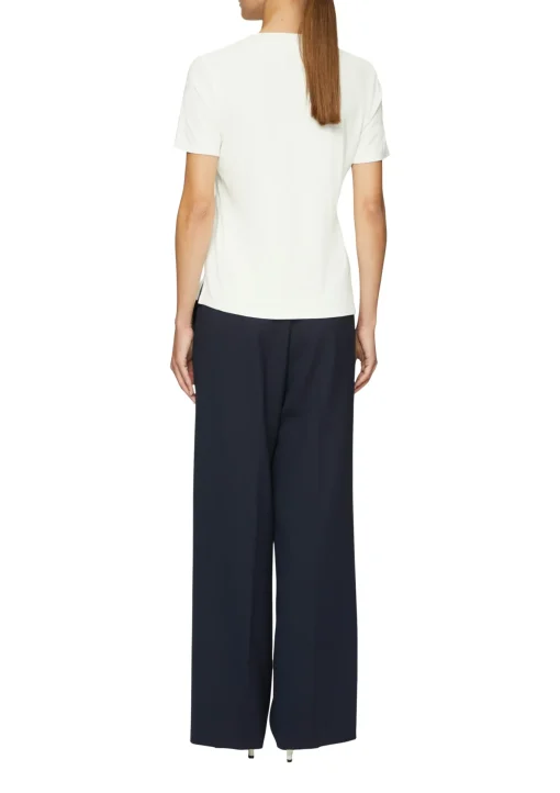 Damen s.Oliver BLACK LABEL T-Shirt mit Satinausschnitt