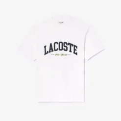 Herren Lacoste T-Shirt mit Schriftzug