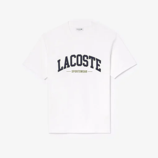 Herren Lacoste T-Shirt mit Schriftzug