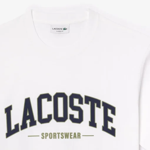Herren Lacoste T-Shirt mit Schriftzug