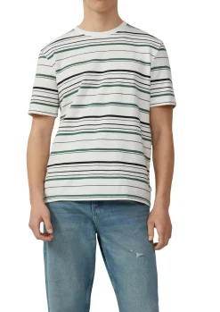 Herren QS T-Shirt mit Streifen