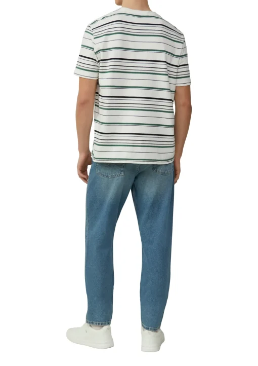 Herren QS T-Shirt mit Streifen