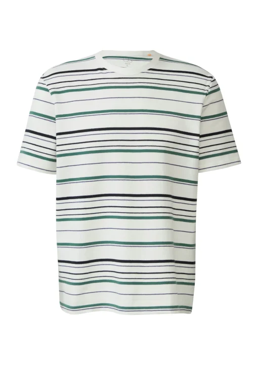 Herren QS T-Shirt mit Streifen