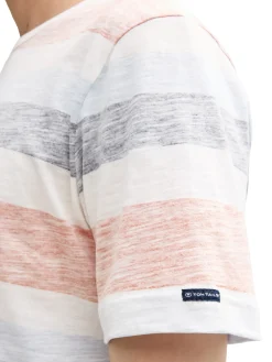 Herren Tom Tailor T-Shirt mit Streifenmuster