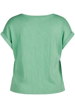 Damen Lecomte T-Shirt mit V-Ausschnitt