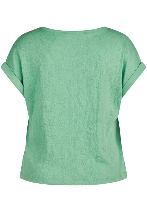 Damen Lecomte T-Shirt mit V-Ausschnitt