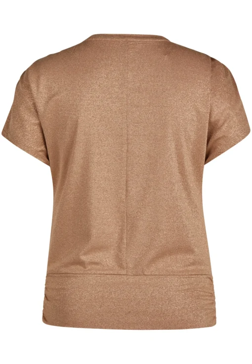 Damen Lecomte T-Shirt mit V-Ausschnitt
