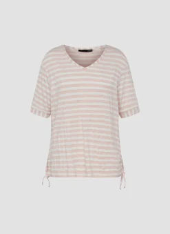 Damen Lecomte T-Shirt mit V-Ausschnitt