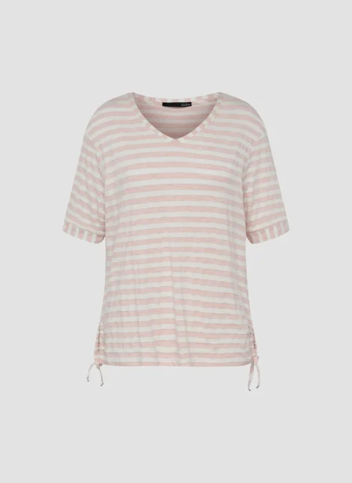Damen Lecomte T-Shirt mit V-Ausschnitt