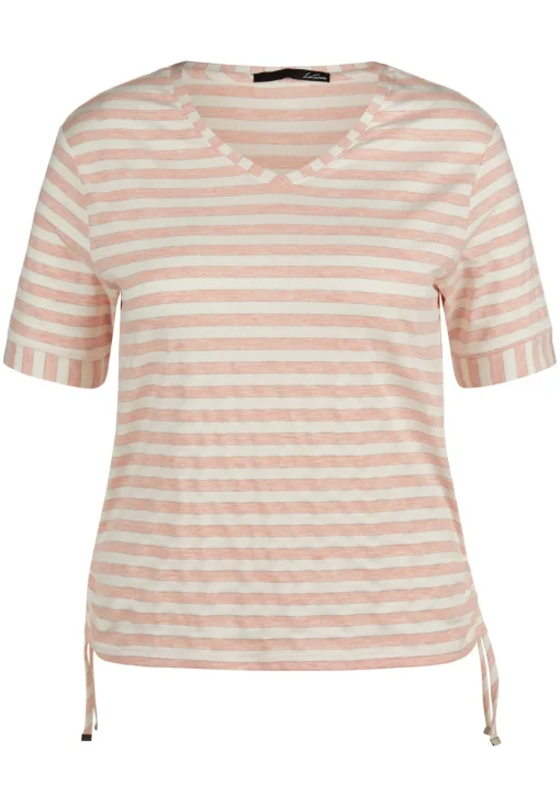 Damen Lecomte T-Shirt mit V-Ausschnitt