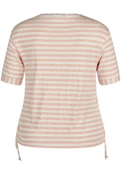 Damen Lecomte T-Shirt mit V-Ausschnitt