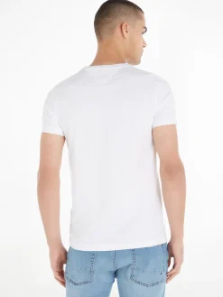 Herren Tommy Hilfiger T-Shirt mit V-Ausschnitt