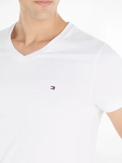 Herren Tommy Hilfiger T-Shirt mit V-Ausschnitt