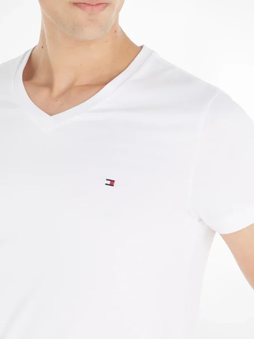 Herren Tommy Hilfiger T-Shirt mit V-Ausschnitt