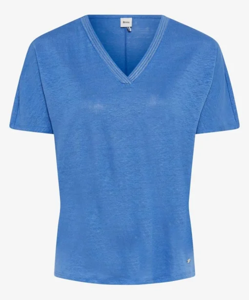 Damen Brax T-Shirt mit V-Neck