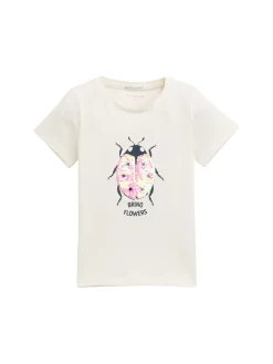 Kinder Tom Tailor Denim T-Shirt mit Wendepailletten