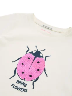 Kinder Tom Tailor Denim T-Shirt mit Wendepailletten