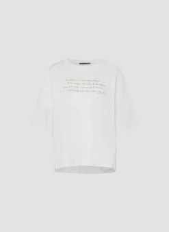 Damen Lecomte T-Shirt mit Wording